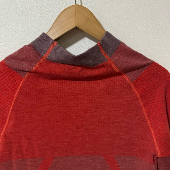 CEP Ski Touring Base Shirt Red Wool Cashmere Blend Long Sleeve Base Layer NWT-L - Picture 8 of 15